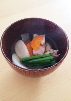 トックで代用！関東風のお雑煮-レシピのメイン写真