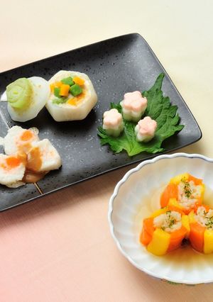 介護食 ひなまつりプレート-レシピのメイン写真