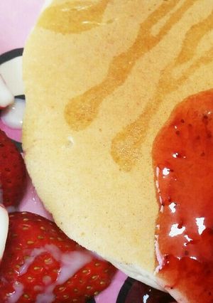 卵なし♪もちもちパンケーキ♡-レシピのメイン写真