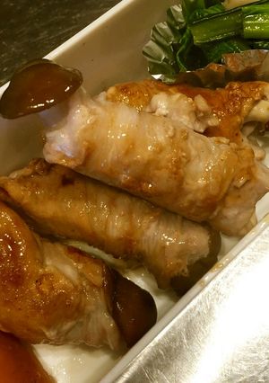 納豆のタレ活用!しめじの豚バラ巻き-レシピのメイン写真