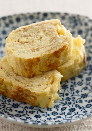 ふんわり♪玉ねぎとしらすの卵焼き-レシピのメイン写真