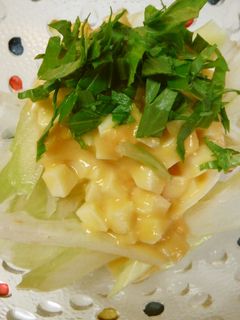 セロリのゆで卵&酢味噌和え♪-レシピのメイン写真