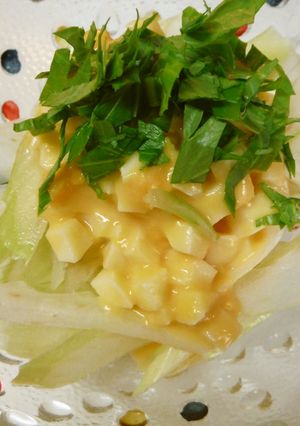 セロリのゆで卵＆酢味噌和え♪-レシピのメイン写真