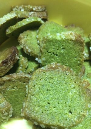 抹茶とココナッツのクッキー(卵不使用)-レシピのメイン写真
