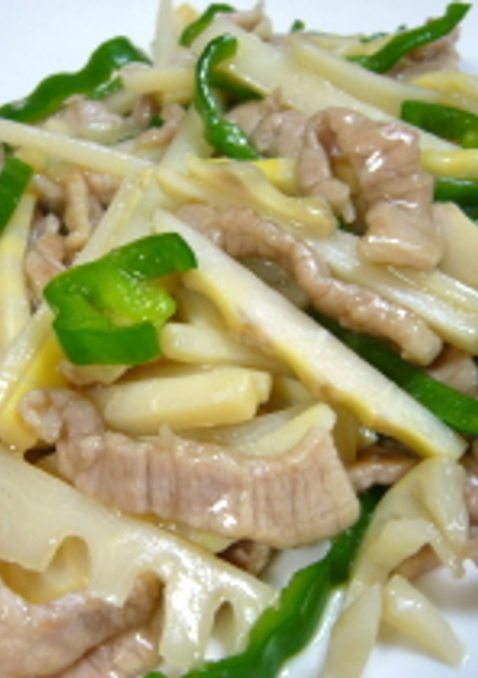 豚肉とたけのこの中華炒め-レシピのメイン写真