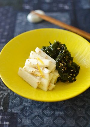 長芋とわかめのわさび甘酢和え【作りおき】-レシピのメイン写真