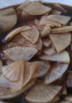 ご飯が進む！超簡単、即席大根の醤油漬け-レシピのメイン写真