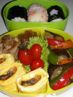 変わりおにぎり&ちょっぴり豪華う巻き弁当-レシピのメイン写真