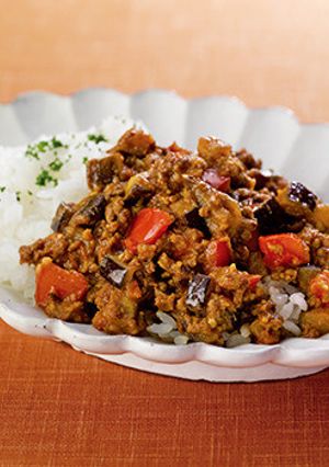 ナスのキーマカレー-レシピのメイン写真
