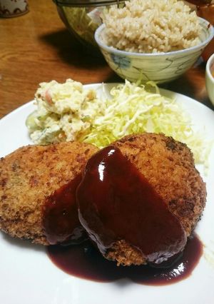 簡単！厚揚げ入りのヘルシーメンチカツ-レシピのメイン写真