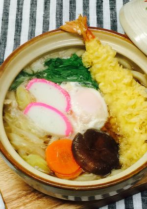 鍋焼きうどん-レシピのメイン写真