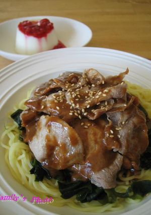 *冷やし豚しゃぶ麺*-レシピのメイン写真