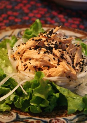 血液さらさら♫新たまねぎと鶏肉のサラダ-レシピのメイン写真