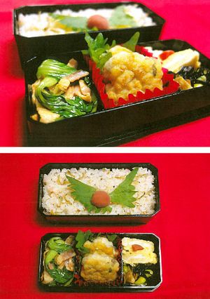 カリッと梅じゃ～こご飯弁当-レシピのメイン写真