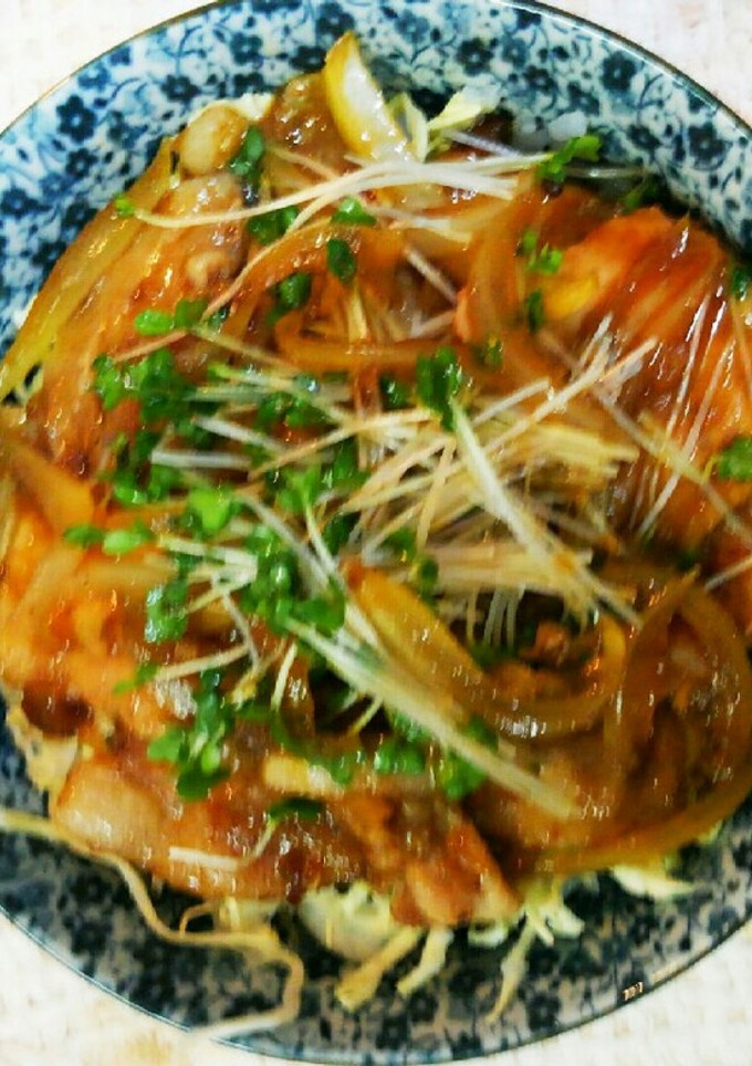 豚のしょうが焼き丼-レシピのメイン写真
