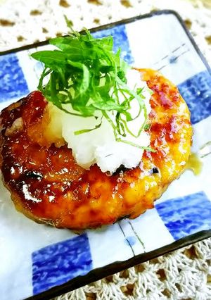 絶品!レンコン入り照り焼き豆腐ハンバーグ-レシピのメイン写真