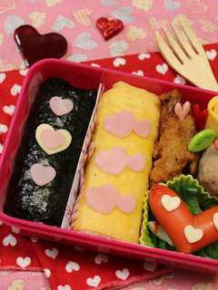 バレンタイン♡スティックおにぎり-レシピのメイン写真