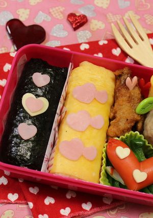 バレンタイン♡スティックおにぎり-レシピのメイン写真