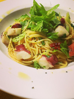タコとセロリのパスタ〔オイルベース〕-レシピのメイン写真