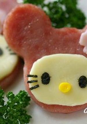 かぶりものキティ（キャラ弁）-レシピのメイン写真