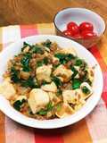 白菜たっぷり！冬の麻婆豆腐我が家風♪
