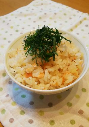 大葉の香りいっぱい！鮭の混ぜご飯-レシピのメイン写真