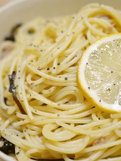 レモンとめんつゆの混ぜるだけパスタ-レシピのメイン写真