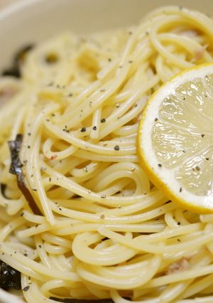 レモンとめんつゆの混ぜるだけパスタ-レシピのメイン写真
