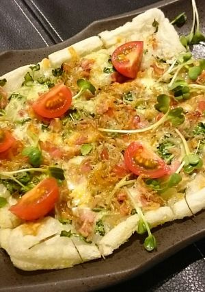 市販のお餅De和風ピザ-レシピのメイン写真