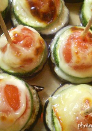 野菜のマヨチーズミニ串焼き♪-レシピのメイン写真