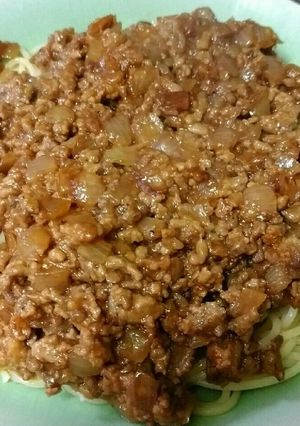 簡単！味付け２つでおいしいミートソース-レシピのメイン写真