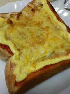 マヨタマトースト♪-レシピのメイン写真