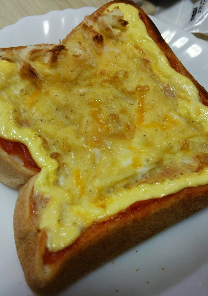 マヨタマトースト♪-レシピのメイン写真