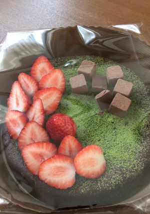 ☆ガトーショコラ☆抹茶で大人っぽくデコ☆-レシピのメイン写真