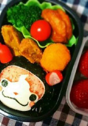 キャラ弁☆妖怪ウォッチにゃんパチ先生-レシピのメイン写真