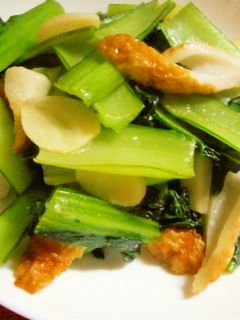 小松菜とちくわの中華風炒め物-レシピのメイン写真