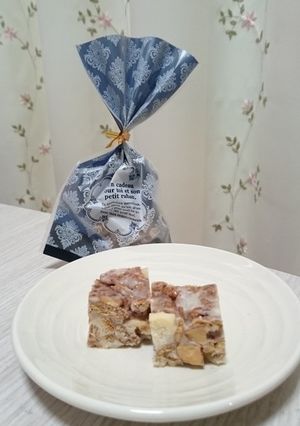 バレンタイン用ヌガー風チョコバー-レシピのメイン写真