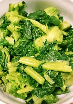納豆のタレでかき菜のお浸し 常備菜１品に-レシピのメイン写真
