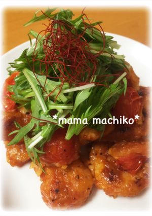ごはんがすすむ☆鶏肉とトマトのチリソース-レシピのメイン写真