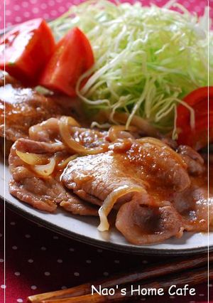 豚の梅しょうが焼き-レシピのメイン写真