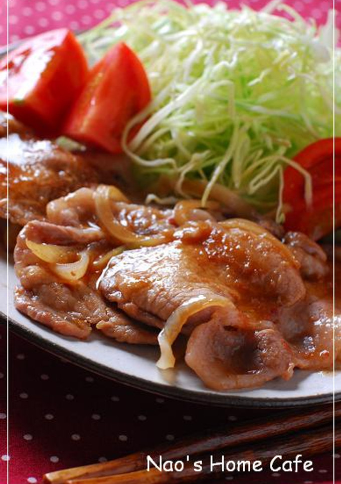 豚の梅しょうが焼き-レシピのメイン写真