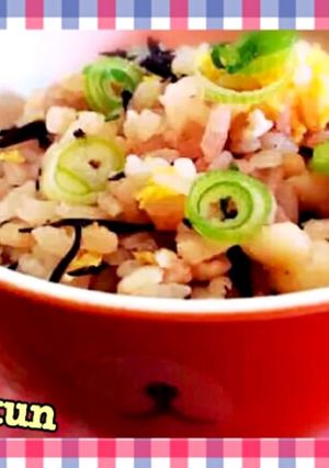 鶏皮とひじきde炊き込みご飯♡ｼｯｶﾘ味-レシピのメイン写真