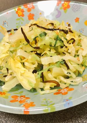 大葉香る キャベツの簡単サラダ-レシピのメイン写真