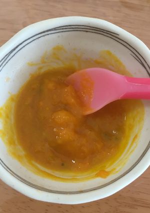 赤ちゃんの便秘に☆カボチャみかん☆離乳食-レシピのメイン写真