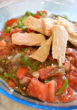 納豆昆布入りスペイン風サラダ-レシピのメイン写真