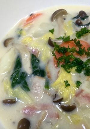 簡単‼たっぷり野菜のクリームシチュー-レシピのメイン写真