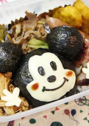 ミッキー キャラ弁-レシピのメイン写真