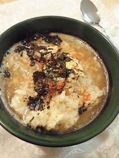超簡単★ポカポカ卵雑炊-レシピのメイン写真