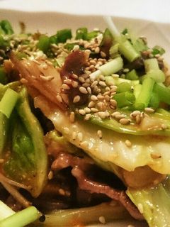 牛肉とキャベツの中華味噌炒め-レシピのメイン写真