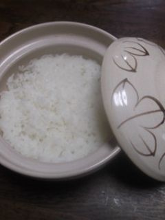 土鍋でご飯-レシピのメイン写真